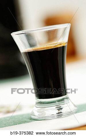 Stock Image - Palo. Liquor. Results from the maceration between Quina liquor and genciant plant, with caramelized sugar. Majorca. Balearic Islands. Spain. Fotosearch