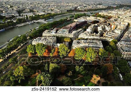 Paris. View from the Eiffel Tower. View Large Photo Image Stock Image - Paris. View from the Eiffel Tower.. Fotosearch