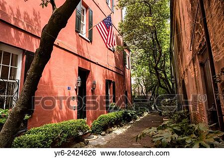 Philadelphia Alley in historic Charleston, SC. View Large Photo Image Stock Photograph - Philadelphia Alley in historic Charleston, SC.. Fotosearch