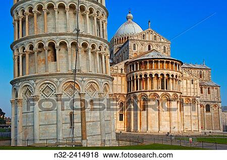 Pisa Cathedral, Duomo, Leaning Tower, Piazza del Duomo, Cathedral Square, Campo dei Miracoli, UNESCO world heritage site, Tuscany, Italy. View Large Photo Image Stock Photo - Pisa Cathedral, Duomo, Leaning Tower, Piazza del Duomo, Cathedral Square, Campo dei Miracoli, UNESCO world heritage site, Tuscany, Italy.. Fotosearch