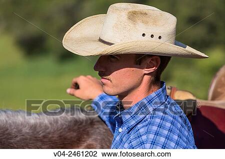 Portrait of a wrangler (cowboy), California, USA View Large Photo Image Stock Image - Portrait of a wrangler (cowboy), California, USA. Fotosearch
