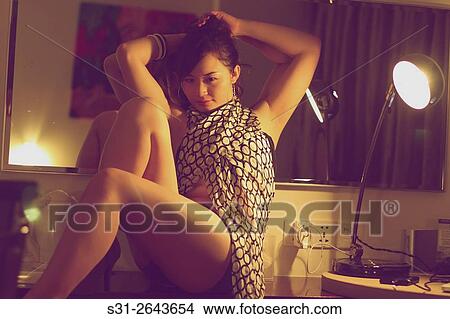 Picture - portrait of a young asian woman from china.. Fotosearch