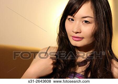 portrait of a young asian woman from china. View Large Photo Image Stock Photo - portrait of a young asian woman from china.. Fotosearch