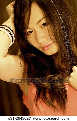 portrait of a young asian woman from china. View Large Photo Image Stock Photo - portrait of a young asian woman from china.. Fotosearch