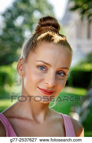 Portrait of woman View Large Photo Image Stock Photo - Portrait of woman. Fotosearch