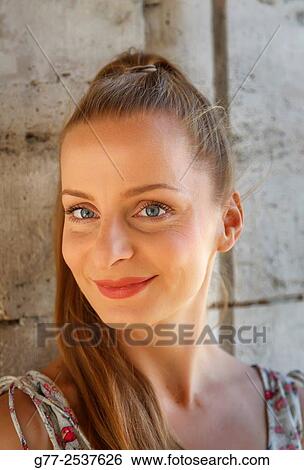 Portrait of woman View Large Photo Image Stock Photograph - Portrait of woman. Fotosearch