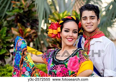 Stock Image of Portrait of young couple. Puerto Vallarta, Jalisco ...
