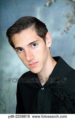 Portrait of young man View Large Photo Image Stock Photograph - Portrait of young man. Fotosearch