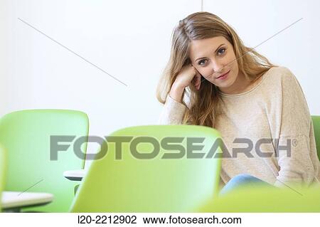 Portrait of young student at campus View Large Photo Image Stock Image - Portrait of young student at campus. Fotosearch