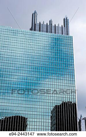 PPG PLACE AND OBELISK 1984, architects Philip Johnson and John Burgee, Pittsburgh. View Large Photo Image Stock Photo - PPG PLACE AND OBELISK 1984, architects Philip Johnson and John Burgee, Pittsburgh.. Fotosearch