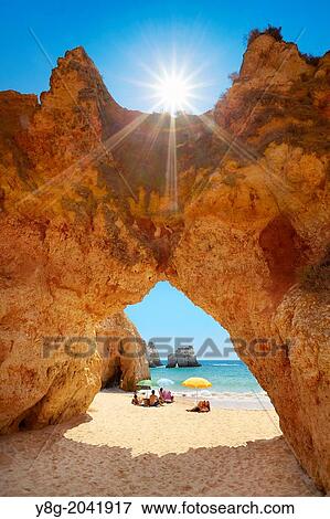 Prainha Beach near Alvor, Algarve, Portugal. View Large Photo Image Stock Photo - Prainha Beach near Alvor, Algarve, Portugal.. Fotosearch