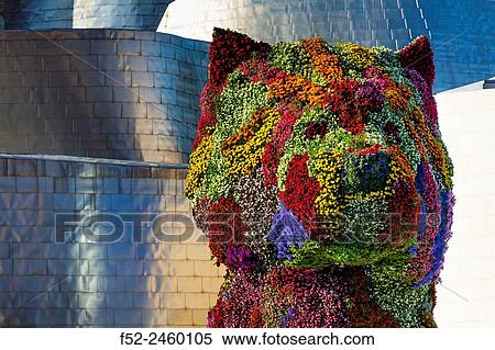 Puppy, by Jeff Koons. Guggenheim Museum, Bilbao, Bizkaia, Basque Country, Spain, Europe. View Large Photo Image Stock Photography - Puppy, by Jeff Koons. Guggenheim Museum, Bilbao, Bizkaia, Basque Country, Spain, Europe.. Fotosearch