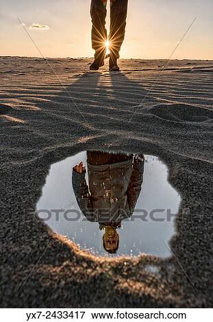 Reflection of a man. View Large Photo Image Stock Photo - Reflection of a man.. Fotosearch
