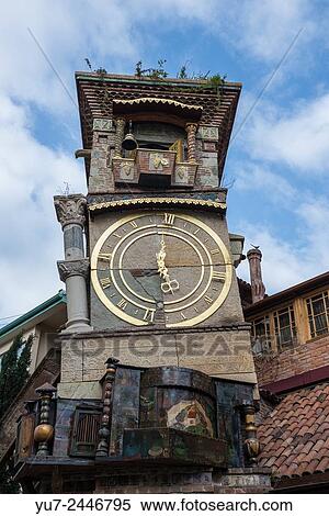 Rezo Gabriadze Tower - famous building in Tbilisi, Georgia. View Large Photo Image Stock Photography - Rezo Gabriadze Tower - famous building in Tbilisi, Georgia.. Fotosearch