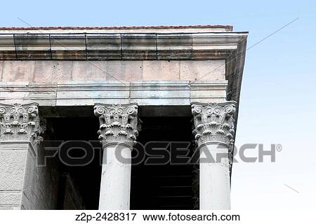 Roman theatre Vic is the capital of comarca of Osona Barcelona Spain. View Large Photo Image Stock Photo - Roman theatre Vic is the capital of comarca of Osona Barcelona Spain.. Fotosearch