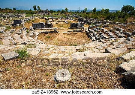 Ruins of The Bouleuterion. Miletos. Anatolia, Turkey. View Large Photo Image Stock Image - Ruins of The Bouleuterion. Miletos. Anatolia, Turkey.. Fotosearch