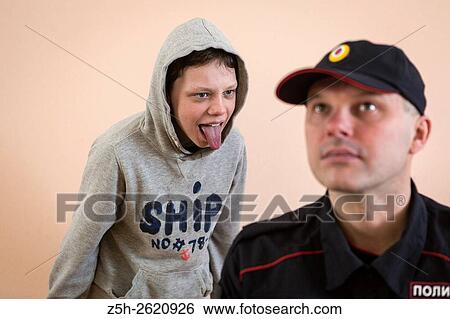 Russian Federation. A police officer at work. View Large Photo Image Stock Photograph - Russian Federation. A police officer at work.. Fotosearch