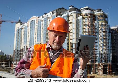 Stock Image - Russian Federation. Belgorod. Builder-installer working.. Fotosearch