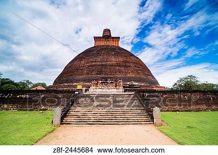Sacred City of Anuradhapura, Jetvanarama Dagoba, aka Jetvanaramaya Stupa, Cultural Triangle, Sri Lanka, Asia. View Large Photo Image Picture - Sacred City of Anuradhapura, Jetvanarama Dagoba, aka Jetvanaramaya Stupa, Cultural Triangle, Sri Lanka, Asia.. Fotosearch