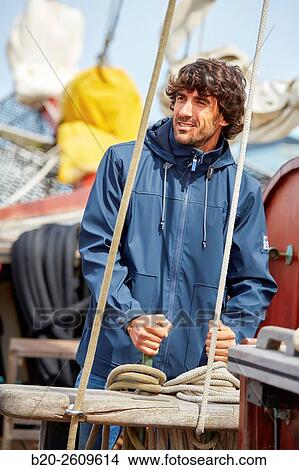 Sailor. Ropes sail of a sailboat, galleon. Basque Country. Spain View Large Photo Image Picture - Sailor. Ropes sail of a sailboat, galleon. Basque Country. Spain. Fotosearch