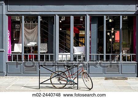 Shop in the district of Le Marais in Paris, France. View Large Photo Image Stock Photo - Shop in the district of Le Marais in Paris, France.. Fotosearch