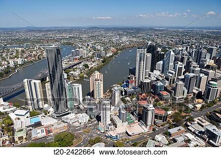 Skyline of Brisbane, Brisbane, Australia. View Large Photo Image Picture - Skyline of Brisbane, Brisbane, Australia.. Fotosearch