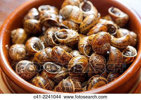 Snails. Restaurant Bonay. Peratallada. Girona, Costa Brava, Spain. View Large Photo Image Picture - Snails. Restaurant Bonay. Peratallada. Girona, Costa Brava, Spain.. Fotosearch