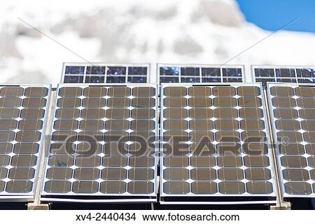 Solar panels of Lizara Refuge, Aragues Valley, Nature Park of Valles Occidentales, Huesca Pyrenees, Aragon, Spain. View Large Photo Image Picture - Solar panels of Lizara Refuge, Aragues Valley, Nature Park of Valles Occidentales, Huesca Pyrenees, Aragon, Spain.. Fotosearch