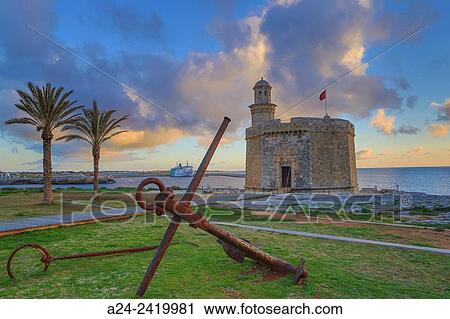 Spain, Balearic Islands, Menorca Island, Ciutadella City, Ciutadella Port, Sant Nicolau Castle.,. View Large Photo Image Stock Image - Spain, Balearic Islands, Menorca Island, Ciutadella City, Ciutadella Port, Sant Nicolau Castle.,.. Fotosearch