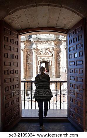 Picture - Spain, Castilla y Leon, Salamanca, Bell tower of La Clereca Church. Fotosearch