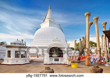 Sri Lanka - Thuparamaya Dagoba, Anuradhapura, historic capital of Sri Lanka, UNESCO World Heritage Site View Large Photo Image Stock Image - Sri Lanka - Thuparamaya Dagoba, Anuradhapura, historic capital of Sri Lanka, UNESCO World Heritage Site. Fotosearch
