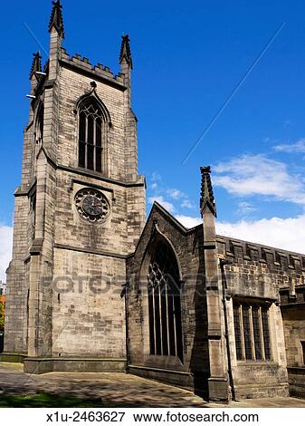 St John the Evangelist Church on New Briggate Leeds West Yorkshire England. View Large Photo Image Stock Photo - St John the Evangelist Church on New Briggate Leeds West Yorkshire England.. Fotosearch