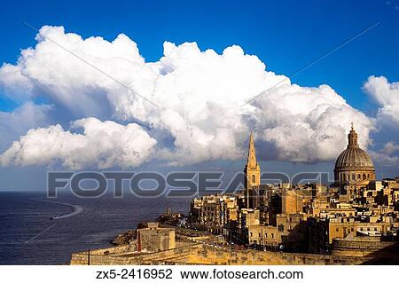 Stock Image - St John's Cathedral - Valletta, Malta.. Fotosearch