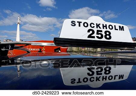 STOCKHOLM SWEDEN Taxi Stockholm. View Large Photo Image Stock Image - STOCKHOLM SWEDEN Taxi Stockholm.. Fotosearch