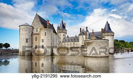 Sully Castle, Loire Valley, France. View Large Photo Image Stock Photography - Sully Castle, Loire Valley, France.. Fotosearch