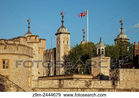 Sunny spring afternoon at the Tower of London, England. View Large Photo Image Stock Photo - Sunny spring afternoon at the Tower of London, England.. Fotosearch