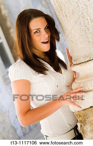 Surprised beautiful woman View Large Photo Image Stock Photograph - Surprised beautiful woman. Fotosearch