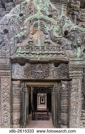 Ta Prohm Temple, being destroyed by jungle growth, Angkor, Siem Reap Province, Cambodia, Khmer. View Large Photo Image Stock Image - Ta Prohm Temple, being destroyed by jungle growth, Angkor, Siem Reap Province, Cambodia, Khmer.. Fotosearch