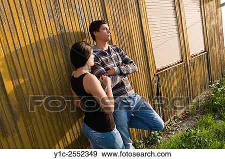 Stock Photo - Teen girl and boy disappointed. Fotosearch