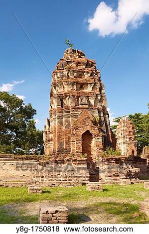 Stock Photo - Thailand - Ayutthaya, Wat Phra Nakhon Si Temple. Fotosearch