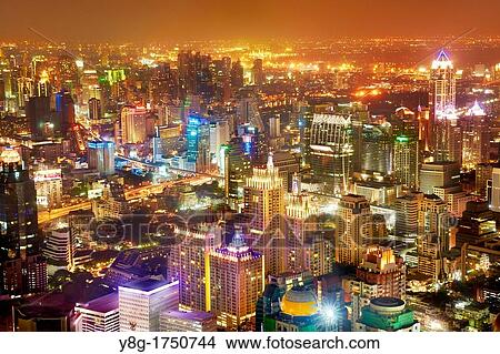 Thailand - Bangkok, view from Bayoke Sky Tower View Large Photo Image Picture - Thailand - Bangkok, view from Bayoke Sky Tower. Fotosearch