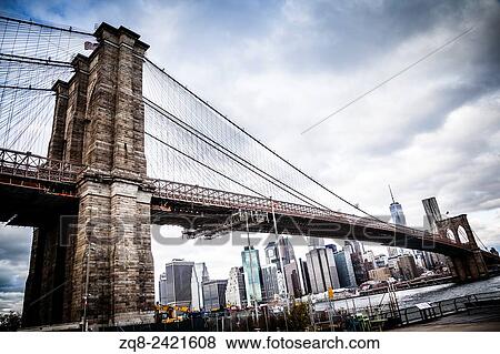 The Brooklyn Bridge Park in New York City. View Large Photo Image Stock Photo - The Brooklyn Bridge Park in New York City.. Fotosearch