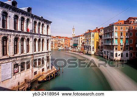 The Grand Canal, Venice, Italy. View Large Photo Image Picture - The Grand Canal, Venice, Italy.. Fotosearch