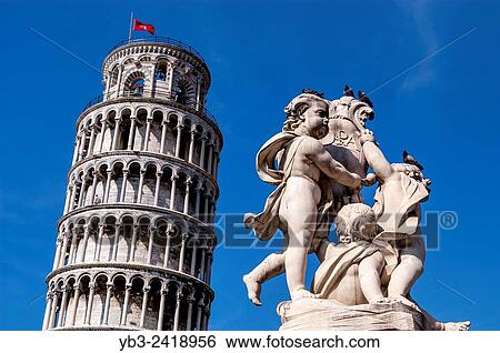 The Leaning Tower Of Pisa, Tuscany, Italy. View Large Photo Image Stock Photograph - The Leaning Tower Of Pisa, Tuscany, Italy.. Fotosearch