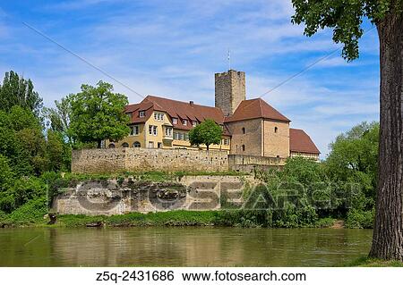 The medieval Grafenburg Castle and nowadays townhall of Lauffen near Heilbronn, Germany. View Large Photo Image Stock Photograph - The medieval Grafenburg Castle and nowadays townhall of Lauffen near Heilbronn, Germany.. Fotosearch