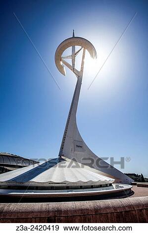 The Olympic park in Barcelona, Spain. View Large Photo Image Stock Photo - The Olympic park in Barcelona, Spain.. Fotosearch