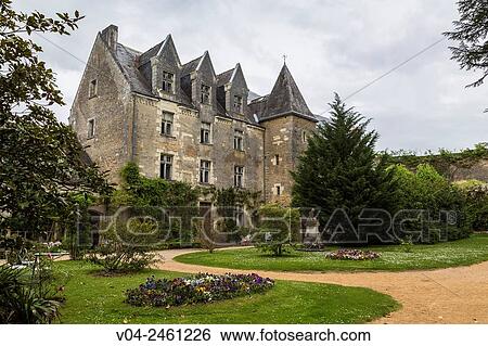Stock Photograph - The picturesque Chteau de Montrsor (Montrsor Castle), Indre-et-Loire, France, Europe. Fotosearch