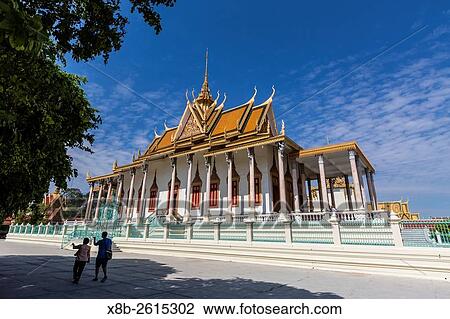 The Silver Pagoda, Wat Preah Keo, in the capital city of Phnom Penh, Cambodia. View Large Photo Image Stock Image - The Silver Pagoda, Wat Preah Keo, in the capital city of Phnom Penh, Cambodia.. Fotosearch