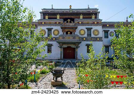 The Temple of Lavran at the Erdene Zuu monastery in Kharakhorum, Mongolia, Mongolia? Æs largest monastery, (UNESCO World Heritage Site). View Large Photo Image Stock Photography - The Temple of Lavran at the Erdene Zuu monastery in Kharakhorum, Mongolia, Mongolia? Æs largest monastery, (UNESCO World Heritage Site).. Fotosearch