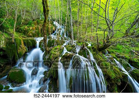 TOBERIA FALLS, ANDOIN, SIERRA ENTZIA NATURAL PARK, ALAVA, BASQUE COUNTRY, SPAIN, EUROPE. View Large Photo Image Stock Photo - TOBERIA FALLS, ANDOIN, SIERRA ENTZIA NATURAL PARK, ALAVA, BASQUE COUNTRY, SPAIN, EUROPE.. Fotosearch